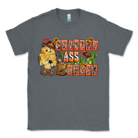 Charcoal Heather Country Ass Chick Classic Tee - CowhideDigitalArt
