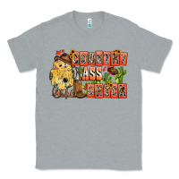 Heather Grey Country Ass Chick Classic Tee - CowhideDigitalArt