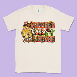 Country Ass Chick Classic Tee Designed By Cowhidedigitalart
