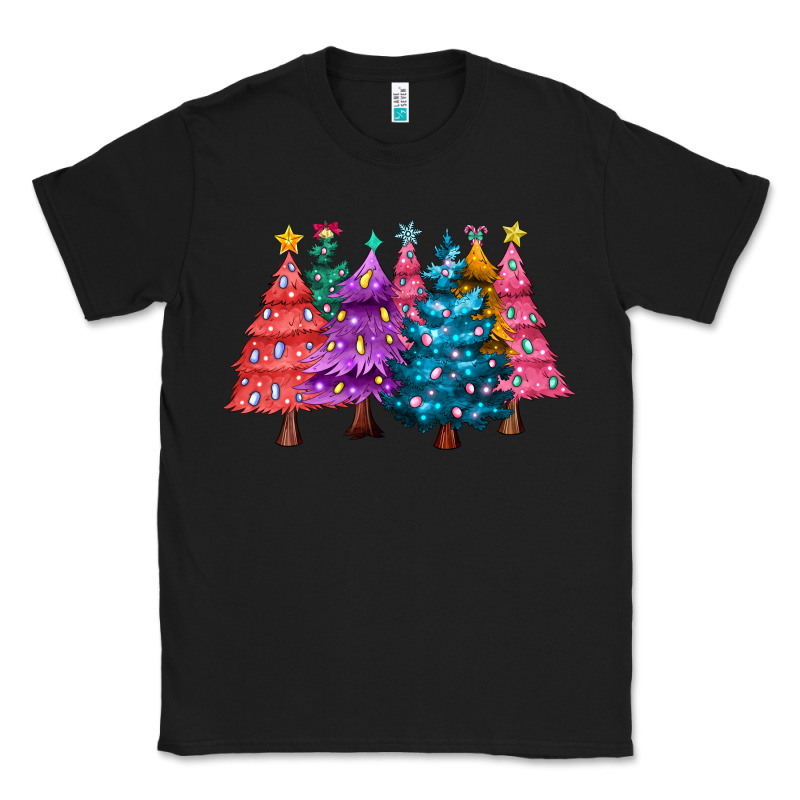Christmas Trees And Lights Classic Tee by MaliasSmallBusiness | Teevron