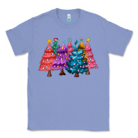 Colony Blue christmas trees and lights Classic Tee - MaliasSmallBusiness