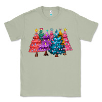 Matcha christmas trees and lights Classic Tee - MaliasSmallBusiness