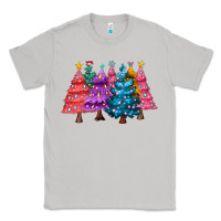 Moon Dust christmas trees and lights Classic Tee - MaliasSmallBusiness