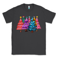 Smoke christmas trees and lights Classic Tee - MaliasSmallBusiness