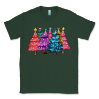 Sports Green christmas trees and lights Classic Tee - MaliasSmallBusiness