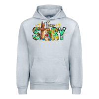 Heather Grey True Story Urban Hoodie - CowhideDigitalArt