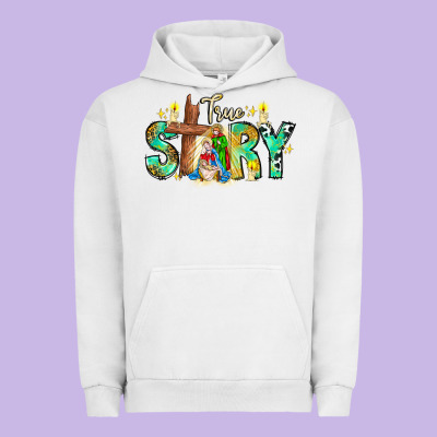 True Story Urban Hoodie Designed By Cowhidedigitalart