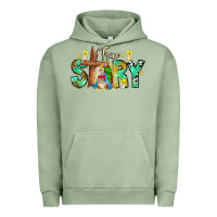 Pigment Oil Green True Story Urban Hoodie - CowhideDigitalArt
