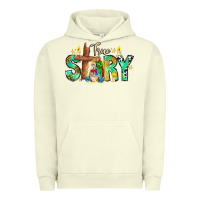 Pigment Pistachio True Story Urban Hoodie - CowhideDigitalArt