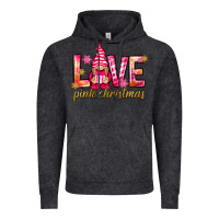 Vintage Black love pink christmas gnome Vintage Hoodie - NancyCooperArtShop