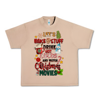 Burro let's bake stuff drink hot cocoa and watch christm Urban Heavy Tee - MaliasSmallBusiness