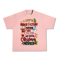 Salmon let's bake stuff drink hot cocoa and watch christm Urban Heavy Tee - MaliasSmallBusiness