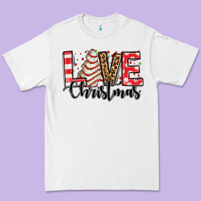 Love Christmas Tree Cake Premium Tee Designed By Jasminsmagicworld