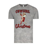 Cloud Rock cowgirl christmas Vintage Tee - MaliasSmallBusiness