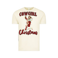 Vintage Arctic cowgirl christmas Vintage Tee - MaliasSmallBusiness