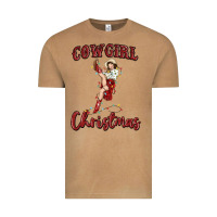 Vintage Camel cowgirl christmas Vintage Tee - MaliasSmallBusiness