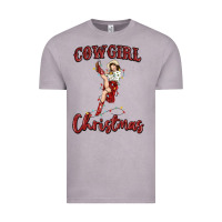 Vintage Zinc cowgirl christmas Vintage Tee - MaliasSmallBusiness