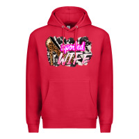 Cardinal Spoiled wife Mother's Day Premium Hoodie - HowdyJamesFarm