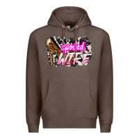 Coffee Spoiled wife Mother's Day Premium Hoodie - HowdyJamesFarm