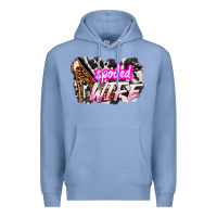 Colony Blue Spoiled wife Mother's Day Premium Hoodie - HowdyJamesFarm