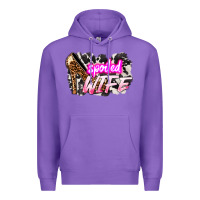 Purple Spoiled wife Mother's Day Premium Hoodie - HowdyJamesFarm