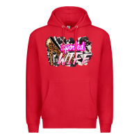 Red Spoiled wife Mother's Day Premium Hoodie - HowdyJamesFarm