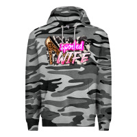 Slate Camo Spoiled wife Mother's Day Premium Hoodie - HowdyJamesFarm