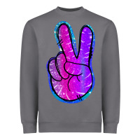 Storm Mermaid Peace Sign Heavyweight Sweatshirt - Jasminsmagicworld