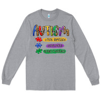 Heather Grey autism mama Long Sleeve Tee - Artiststas