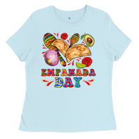 Baby Blue empanada day Ladies Tee - AdoDesignShop