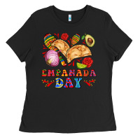 Black empanada day Ladies Tee - AdoDesignShop