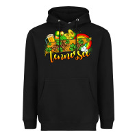 Black St. Patrick's Tennessee map Heavyweight Hoodie - OliviaCreatesArt
