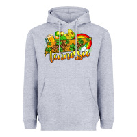 Heather Grey St. Patrick's Tennessee map Heavyweight Hoodie - OliviaCreatesArt