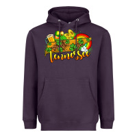 Plum St. Patrick's Tennessee map Heavyweight Hoodie - OliviaCreatesArt