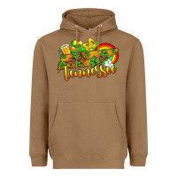 Toasted Coconut St. Patrick's Tennessee map Heavyweight Hoodie - OliviaCreatesArt