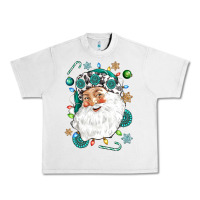 Lunar Rock Western Santa Christmas Urban Heavy Tee - NancyCooperArtShop