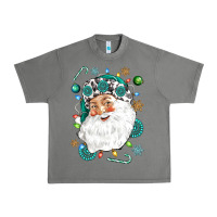 Tornado Western Santa Christmas Urban Heavy Tee - NancyCooperArtShop