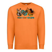 Carrot peace love cowgirls Premium Sweatshirt - OliviaCreatesArt