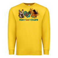 Lemon peace love cowgirls Premium Sweatshirt - OliviaCreatesArt