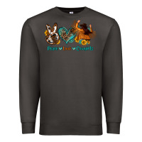 Smoke peace love cowgirls Premium Sweatshirt - OliviaCreatesArt