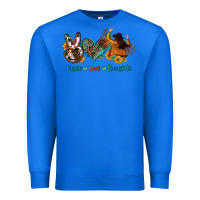 True Royal peace love cowgirls Premium Sweatshirt - OliviaCreatesArt