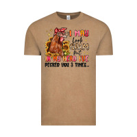 Vintage Coffee i may look calm but in my head i've pecked you Vintage Tee - MaliasSmallBusiness