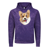 Cloud Purple Corgi Vintage Hoodie - Jasminsmagicworld