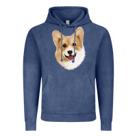 Vintage Denim Corgi Vintage Hoodie - Jasminsmagicworld