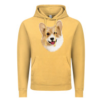 Vintage Mustard Corgi Vintage Hoodie - Jasminsmagicworld