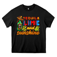 Black tequila lime and sunshine Heavy Core Tee - AdoDesignShop