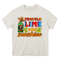 Cream tequila lime and sunshine Heavy Core Tee - AdoDesignShop
