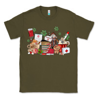 Army Green nurse coffee cups Classic Tee - MaliasSmallBusiness