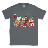 Charcoal Heather nurse coffee cups Classic Tee - MaliasSmallBusiness