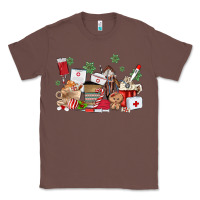 Chestnut nurse coffee cups Classic Tee - MaliasSmallBusiness